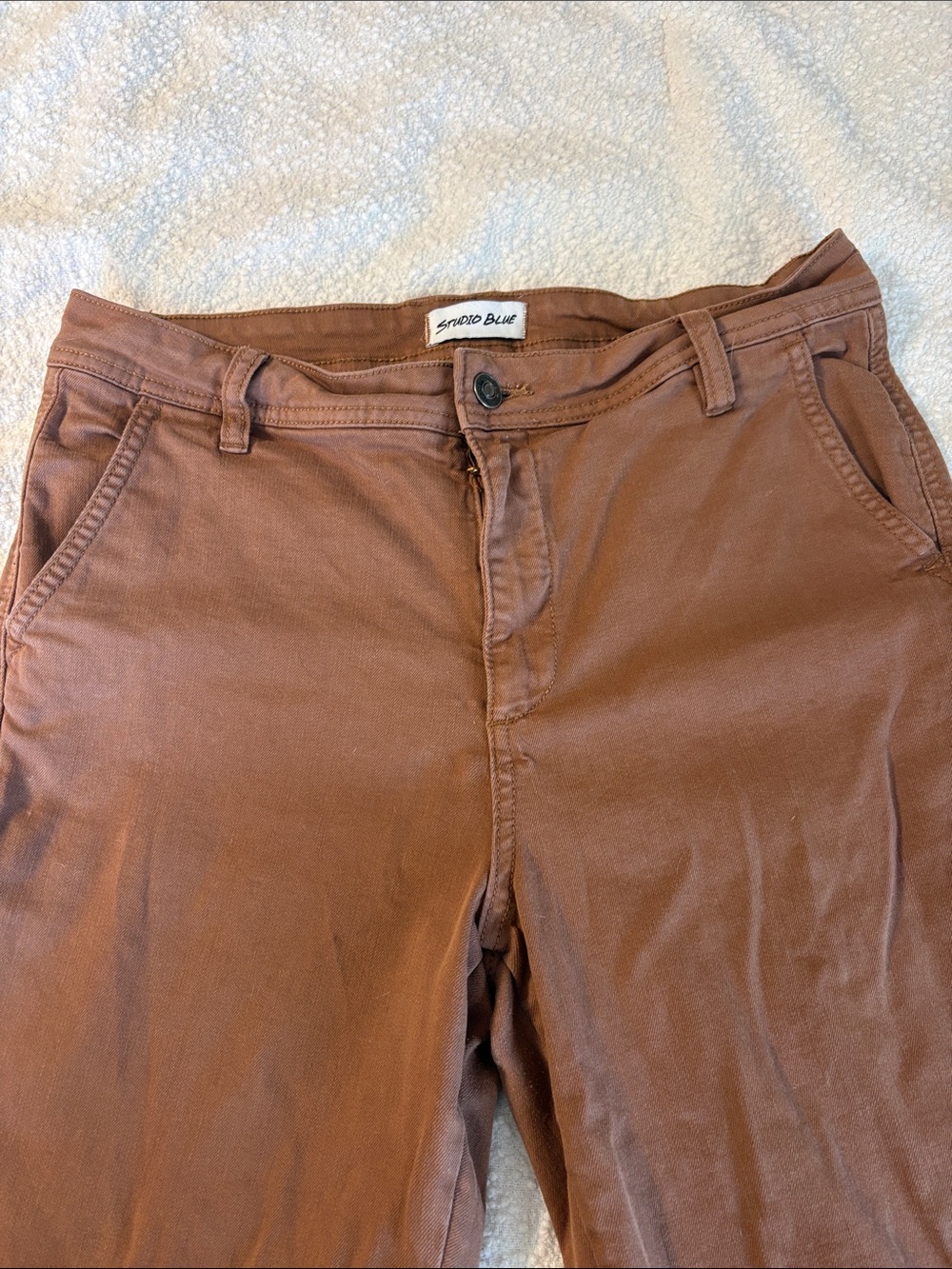Studio Blue Women's Boot Cut Pants in Rust